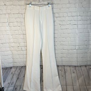 BOA Women’s White Wide Leg Trousers, size xs, Women’s White Dress pants
